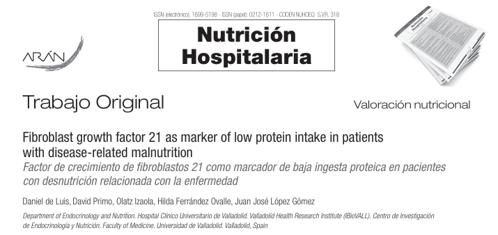 ienva's tweet photo. 🧬 Niveles elevados de FGF21 se asocian con baja ingesta proteica en pacientes con desnutrición relacionada con la enfermedad. 📉 Más FGF21 → menos proteína → peor masa y calidad muscular. 🔍 FGF21 emerge como marcador útil en la valoración nutricional clínica. https://t.co/3CZPv71vHD
