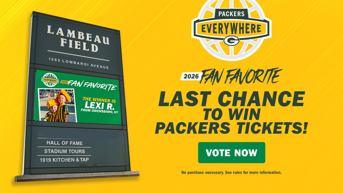 Packers Everywhere tweet media
