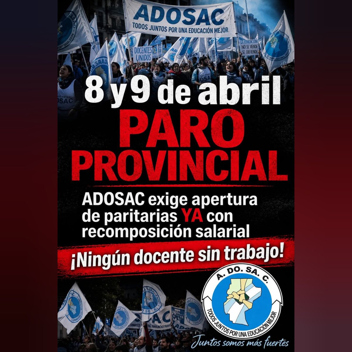 FernandoLoaizaX's tweet photo. #8A #9A #Paro #Movilización #ADOSAC
#CPESNro18 #FernandoLoaiza https://t.co/bVgCzG1xdm