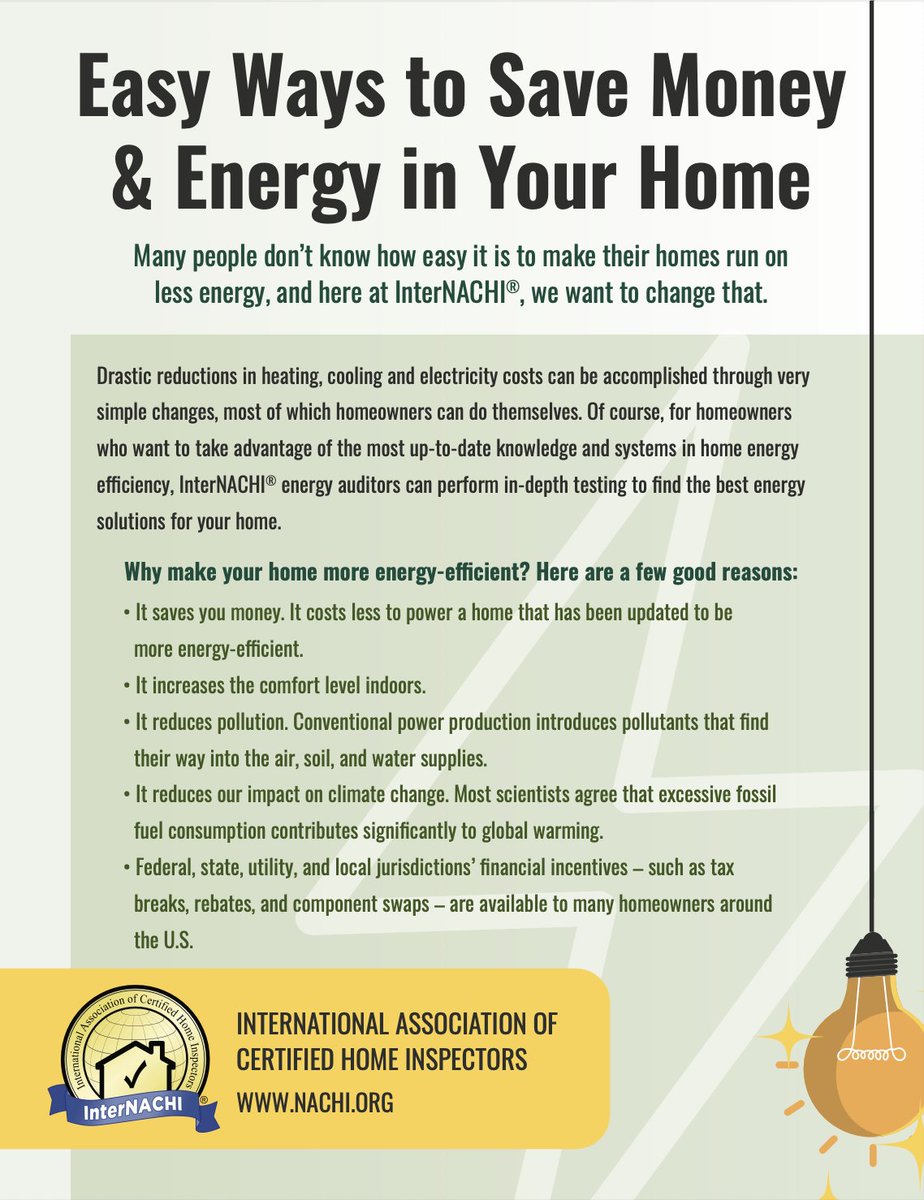 elcoates's tweet photo. Easy changes, big savings! Small adjustments can lead to major reductions in energy costs. 

#EnergyEfficiency #UtilitySavings #HomeInspector #HomeOwners #GreenHome #HomeInspection #LocalHomeInspector #DetailedHomeInspections #RaleighTriangle
https://t.co/lRHju6FUFw https://t.co/YnSfynis69