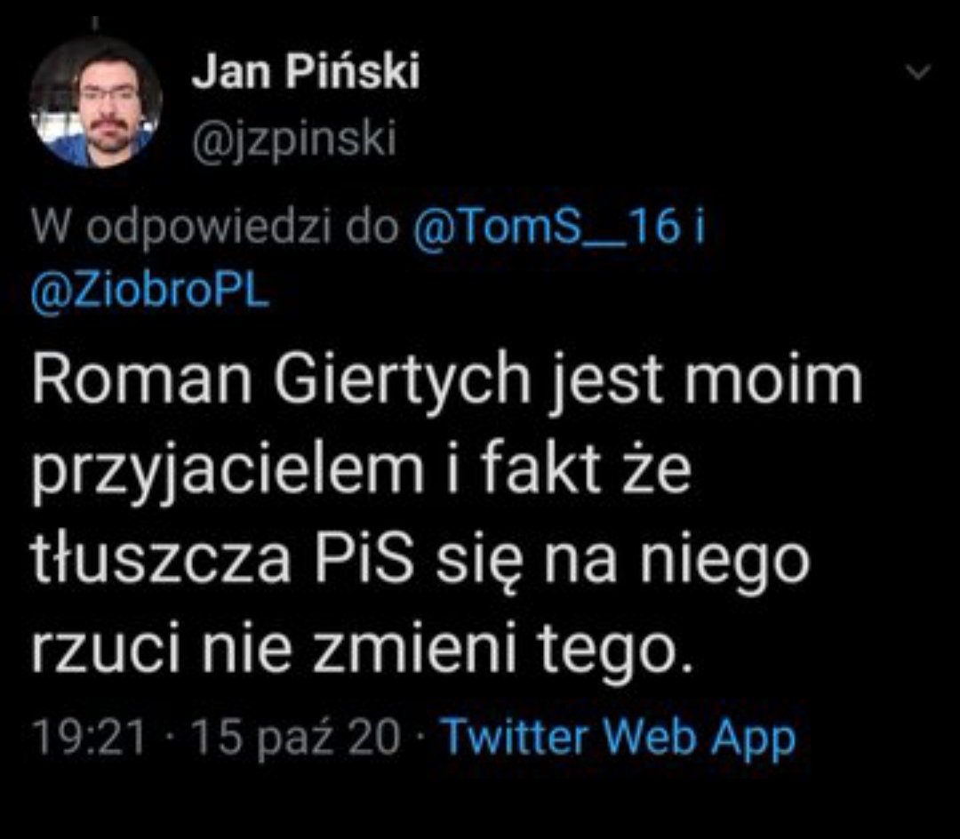 TurkawkaPL's tweet photo. @BartoszLewand20 @Jan_Pinski Przypominam, że #Pinski @Jan_Pinski twardo deklarował się jako wyborca #konfederacja #konfederosja , przyjaciel (to fakty) @GiertychRoman i @GrzegorzBraun_
Napędzał konfie wyborców zresztą tak samo działał #Giertych. Taka kooperacja. https://t.co/cUjkvHrAgh