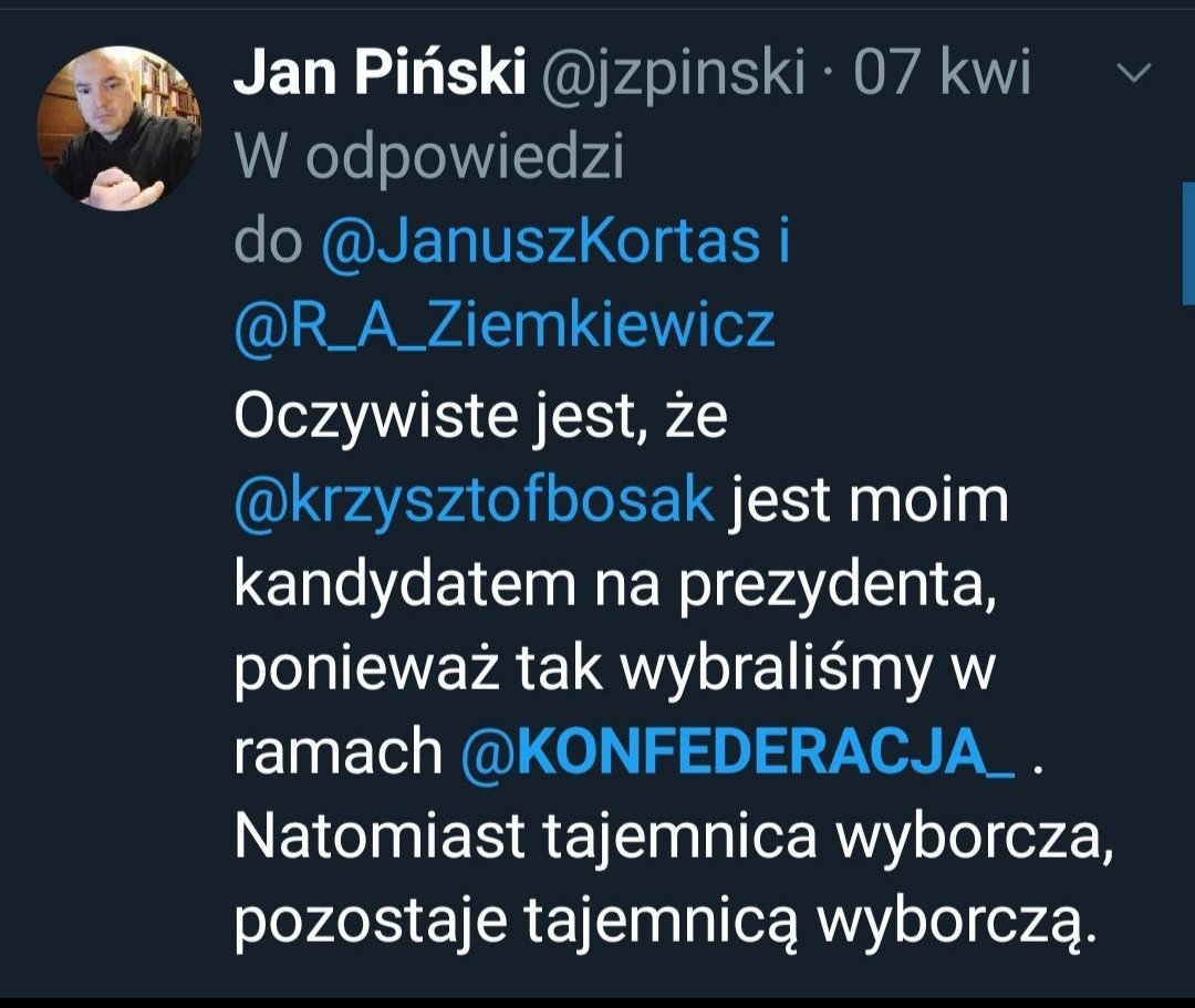 TurkawkaPL's tweet photo. @BartoszLewand20 @Jan_Pinski Przypominam, że #Pinski @Jan_Pinski twardo deklarował się jako wyborca #konfederacja #konfederosja , przyjaciel (to fakty) @GiertychRoman i @GrzegorzBraun_
Napędzał konfie wyborców zresztą tak samo działał #Giertych. Taka kooperacja. https://t.co/cUjkvHrAgh