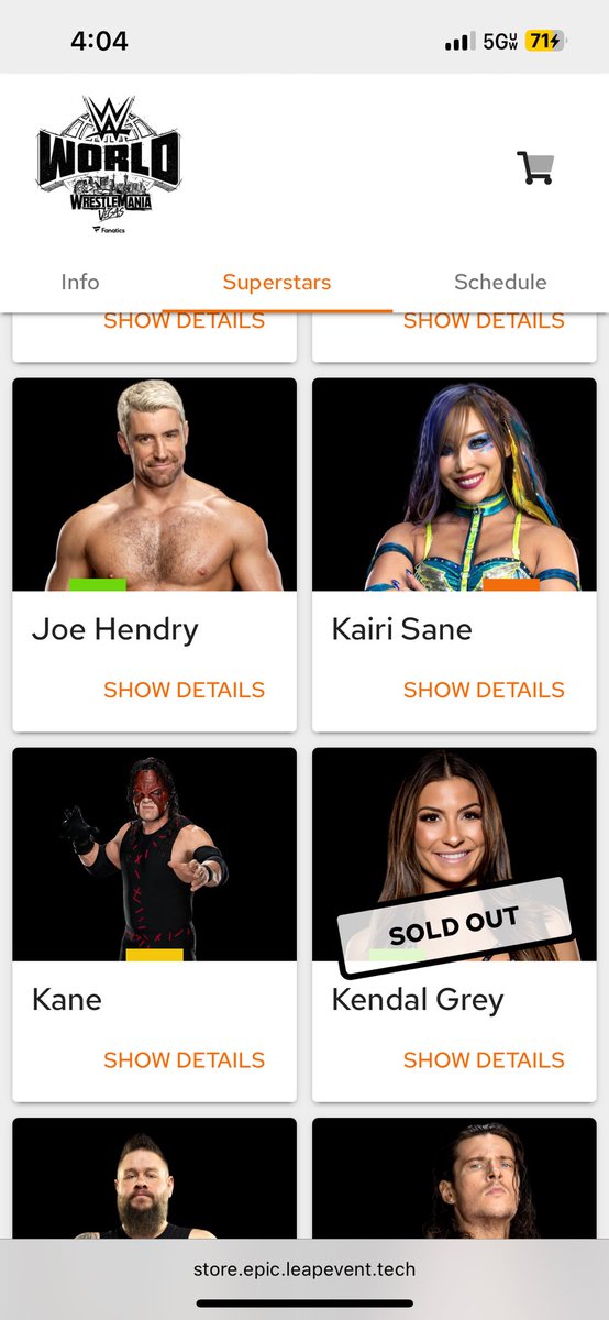 HKeatonLOL's tweet image. Sold out already 🤯🤯

The peeps are growing on Kendal FAST!!
🔥🔥🔥🔥

Glad I got mine, see you in Vegas friend! @kendalgreywwe 🤘🏻😎🩶