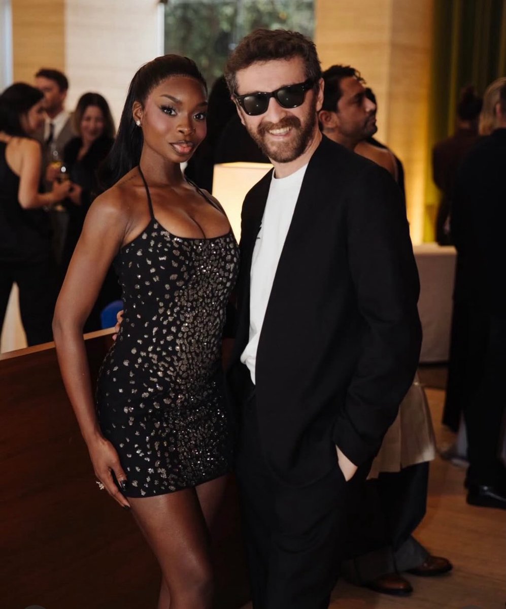 edena90's tweet image. Olandria at the welcome dinner for Fashion Trust US 2026 last night.

Fashion Trust U.S is a non profit organization which supports emerging U.S based fashion designers. 

Olandria was in attendance with the creative director of Blumarine, David Koma. 

fashiontrustus.com