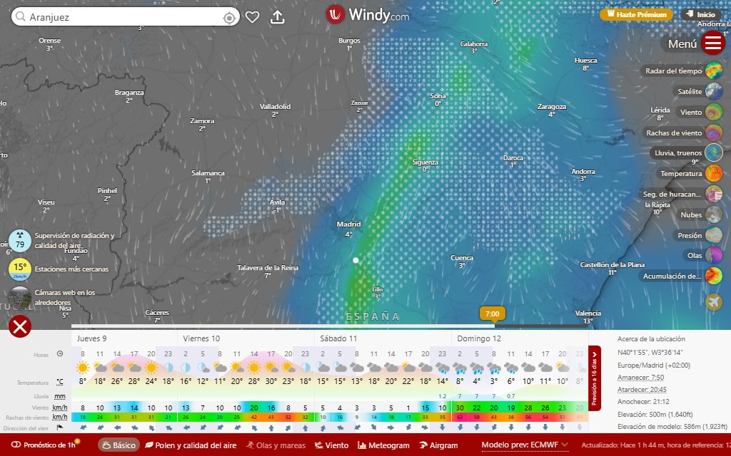 Meteo Aranjuez tweet media
