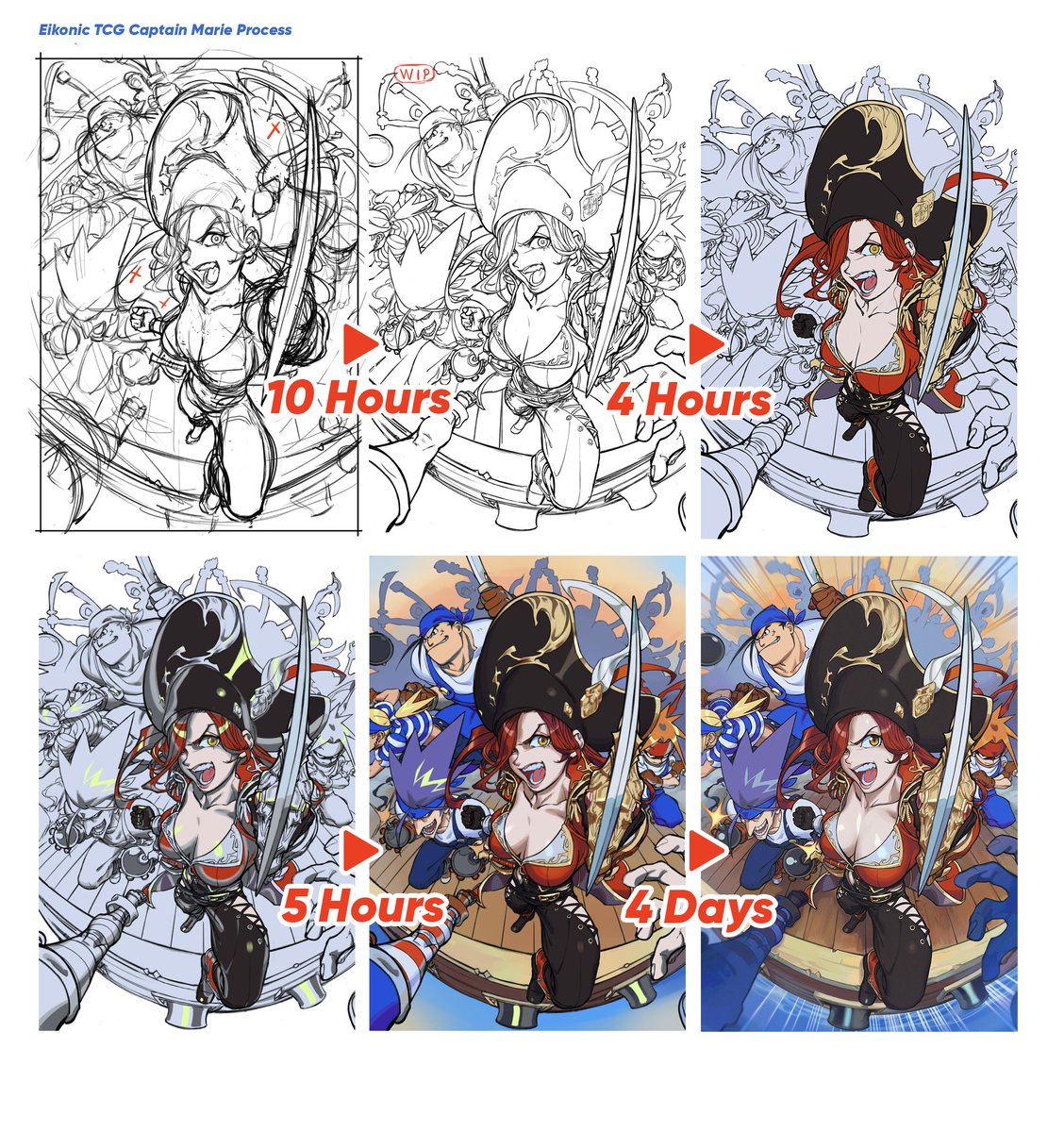 Man I dunno if it's like this for y'all, but I feel like 90% of my time making art is spent in that little phase at the end when everything is "done", and then I start seeing a bunch of stuff I want change/fix. That's usually when I break out the "Top Details Paintover Layer"