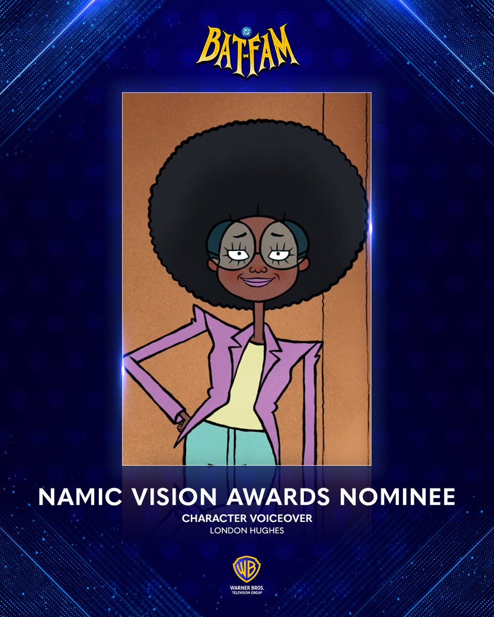 warnerbrostv's tweet image. Congratulations to London Hughes on her nomination for Character Voiceover in the #NAMICVisionAwards! 🙌 #BATFAM