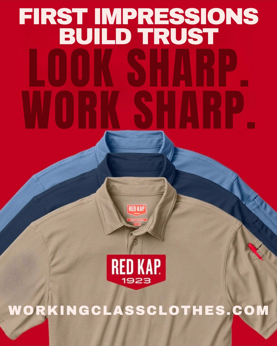 WrkngClssClths's tweet photo. You don’t get a second chance at a first impression.
Before you even say a word, your gear is already speaking for you.
Look sharp. Work sharp. Earn trust.
👉 Gear up: https://t.co/DwDP9at1UB
#WorkingClass #OnTheJob #Tradesman #WorkReady https://t.co/pgLouzgHB3