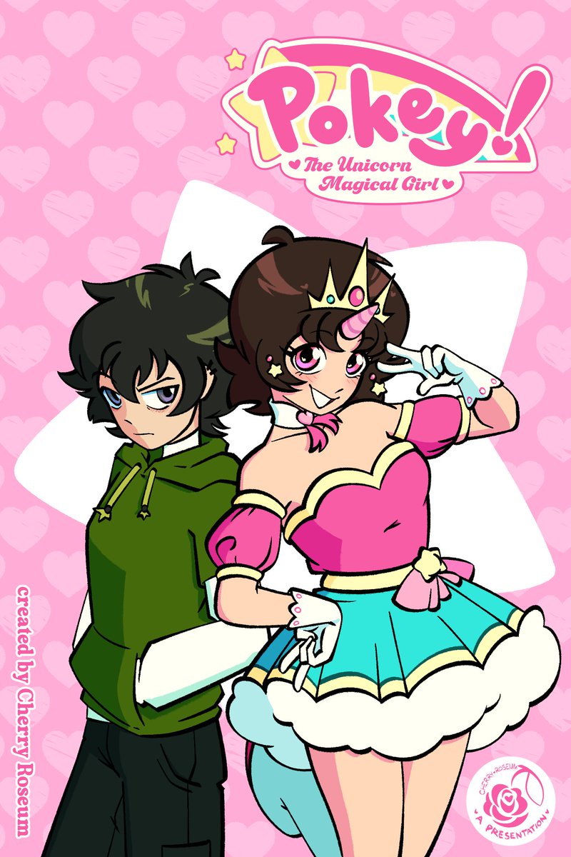 Cherry_Roseum's tweet photo. [#OC] An Intro to "Pokey! The Unicorn Magical Girl" 🦄⭐
1/? https://t.co/vNVRVipggv