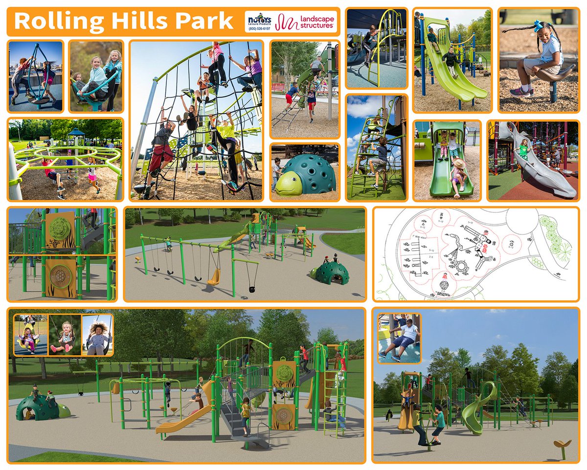 Big improvements are coming to Rolling Hills Park! The exciting project kicked off today with the removal of old equipment. New equipment will be in place by month's end, weather permitting. Thanks for your patience as we upgrade the park's fun and adventure! 😍 #FunTimesAhead