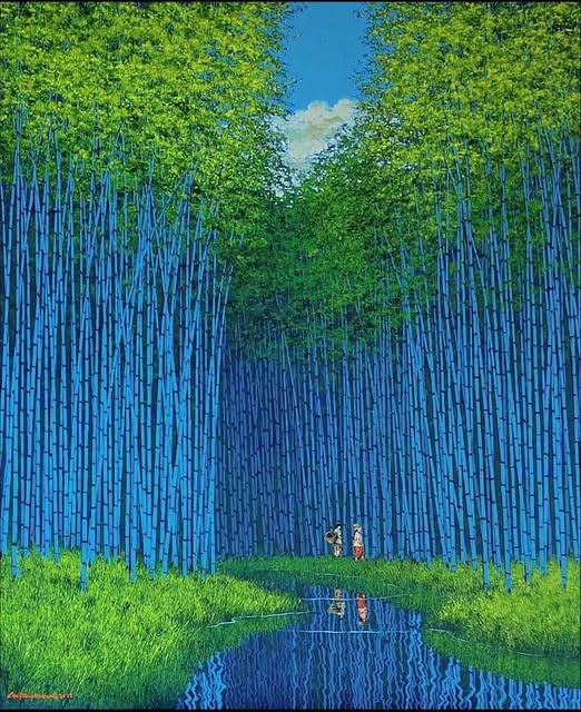 LuizSantosMusic's tweet image. "Blue Whispering Day" - 2022
- Choy Moo Kheon (Singaporean, born 1950) 
#art #arts #finearts