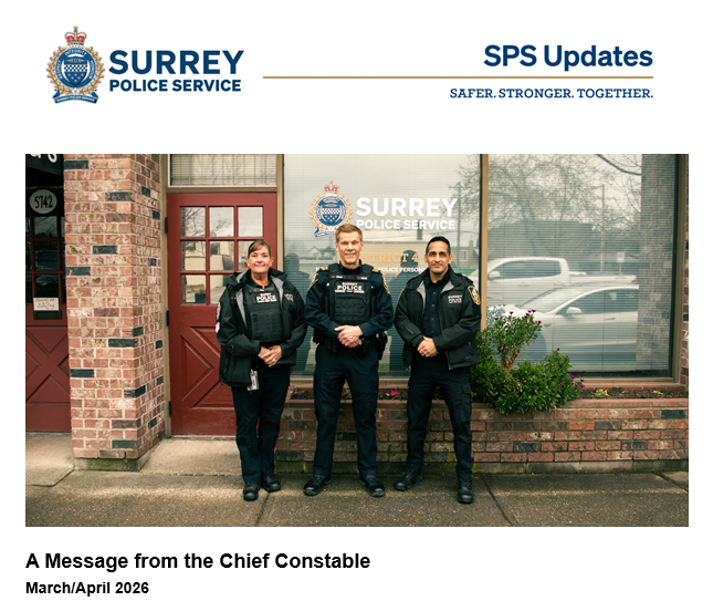Surrey Police Service tweet media