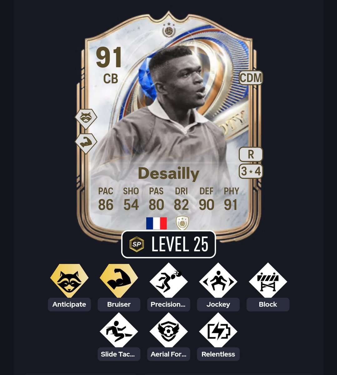 News_FC26's tweet image. Base
Baby
Season pass
Big

DESAILLY

Must have Intercept base 🙏