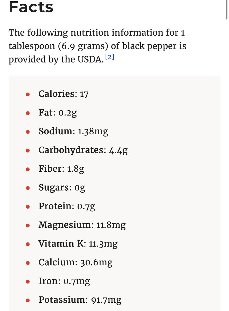 WRlTH3's tweet image. Well nobody’s using a whole tablespoon of black pepper so this doesn’t even count
