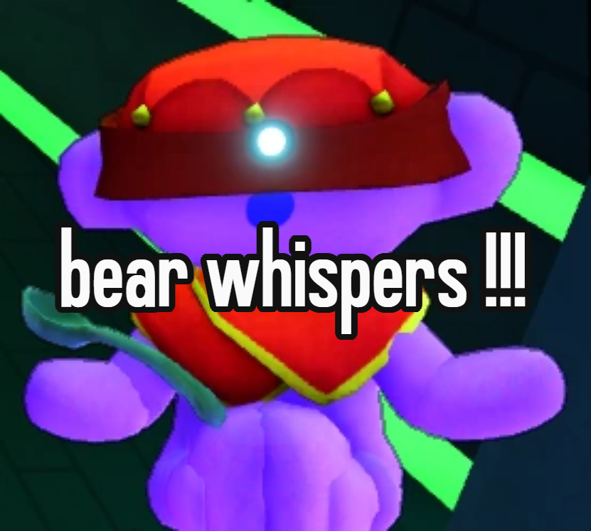 Beartwt whispers / confessions ● Psychic Bear tweet media