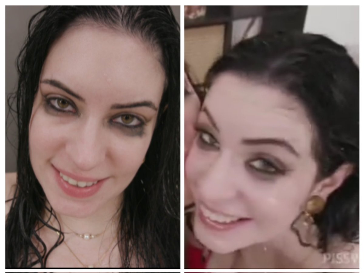 DoctorAlias42's tweet photo. For no reason: @AnnadeVilleXXX looking dreamy happy, luminous, in control, and... killing it 😌❤️

Makeup a little messy, hair a little mussed? She's more gorgeous than ever! I always love her tat &amp; jewellery too

And outside of porn? She glows 🖤🌠

#PerfectSmile #DreamofHer https://t.co/nk4t0rWK4i