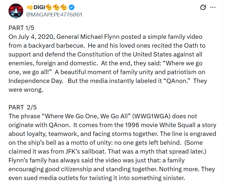 Gregor's Trump & Flynn FanChannel 💯🤠🫡🇺🇲🦅 tweet media