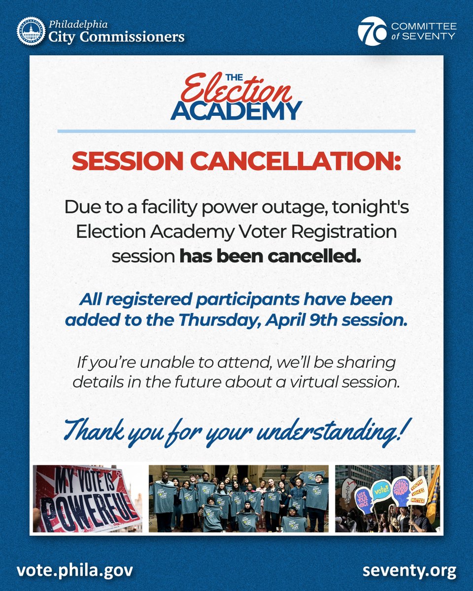 Philadelphia City Commissioners tweet media