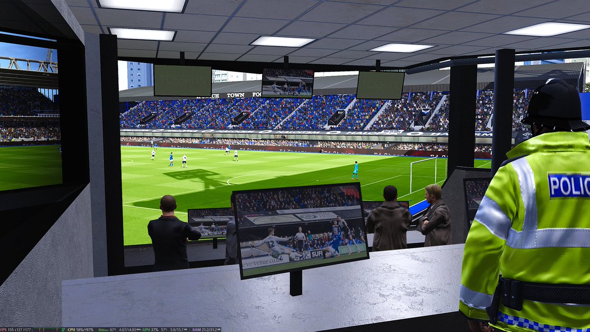 tcsskin's tweet image. Placing static staff, the worst part of stadium creating 

#PES2021