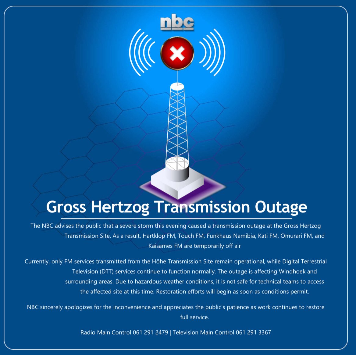 NBC Namibia tweet media