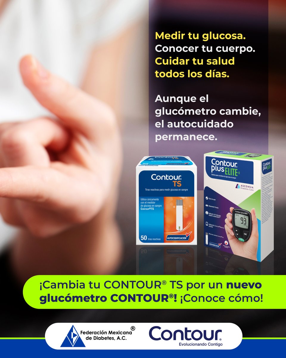 fmdiabetes's tweet image. Cambiar de glucómetro no significa empezar de cero. Lo esencial sigue siendo medir tu glucosa con constancia. Solicita tu nuevo glucómetro por WhatsApp wa.me/525580295380  o llama al 800 953 1327.  

#ContigoPasoAPaso #CONTOURTS #CONTOUR pic.x.com/hLYxXfbHNP