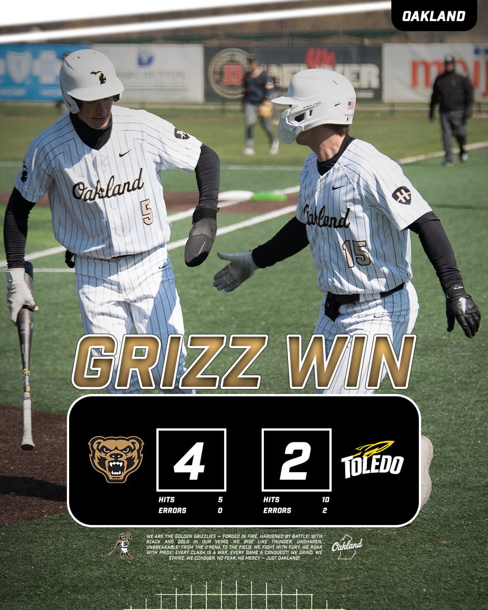 Oakland University Baseball tweet media