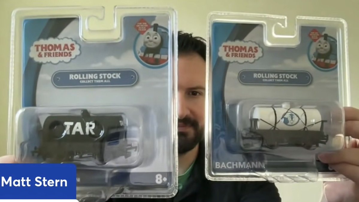 thomasmerchnews's tweet image. Thomas Tuesday revealed a first look at the boxed samples for Bachmann’s new HO scale Tar Tanker, Milk Tanker and Open carriage wagon!