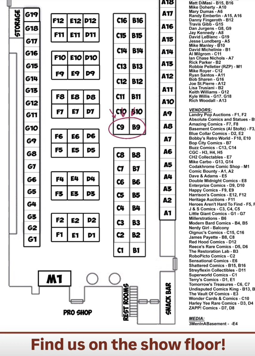 Absolute Comics Little Giant Show B9/C9 tweet media