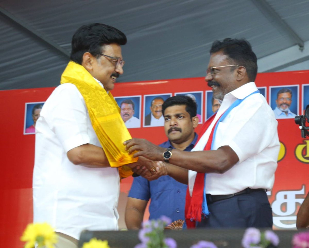 thirumaofficial's tweet photo. இன்று கடலூரில் மாண்புமிகு முதல்வர் அண்ணன் @mkstalin அவர்களின் தலைமையில்  மதச்சார்பற்ற முற்போக்கு கூட்டணியின் தேர்தல் பரப்புரைக் கூட்டம் நடைபெற்றது. https://t.co/7ZvKxJZesD
