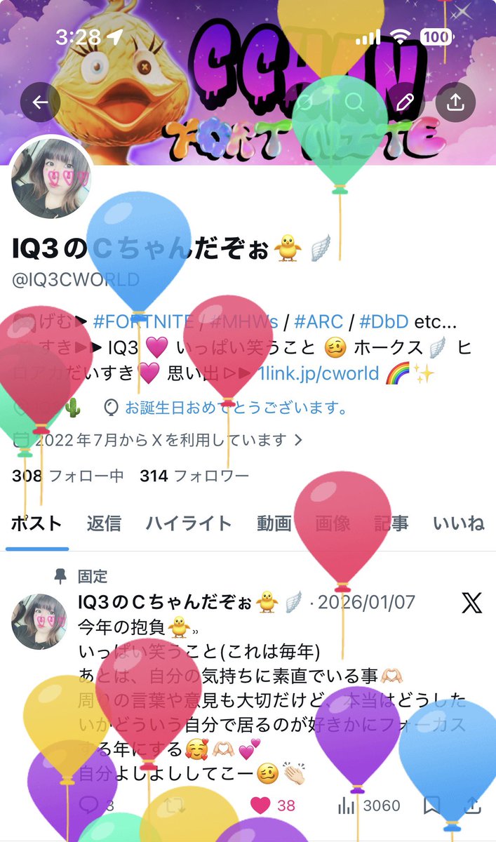IQ3のCちゃんだぞぉ🐥🪽 tweet media