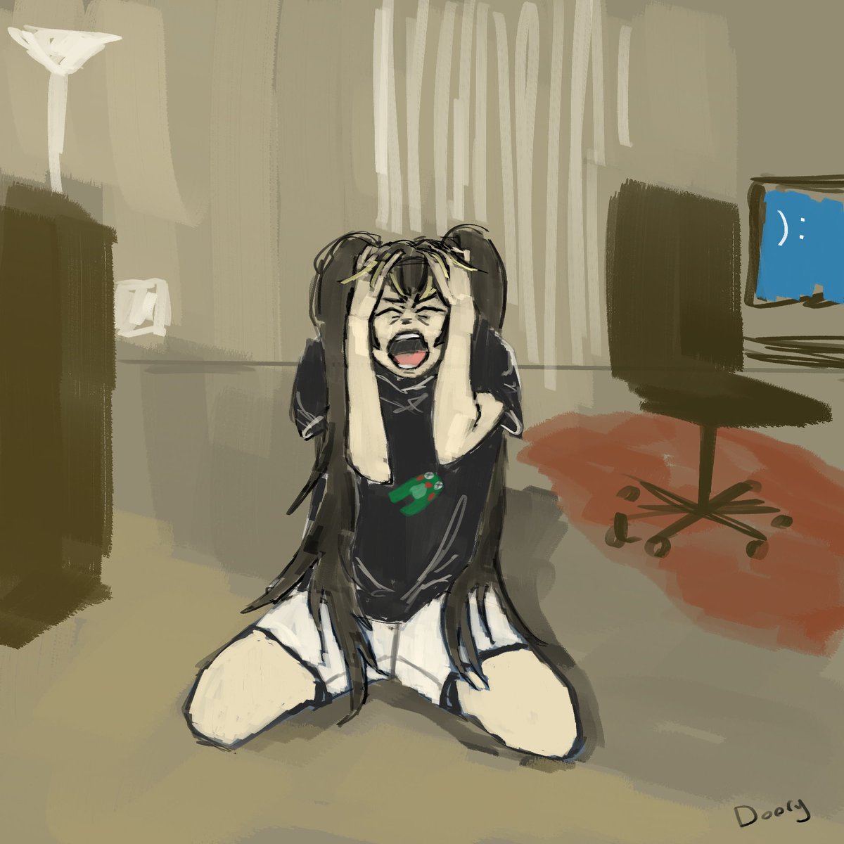 My gpu crashed.... and my photoshop crashed.... and I didn't save.....