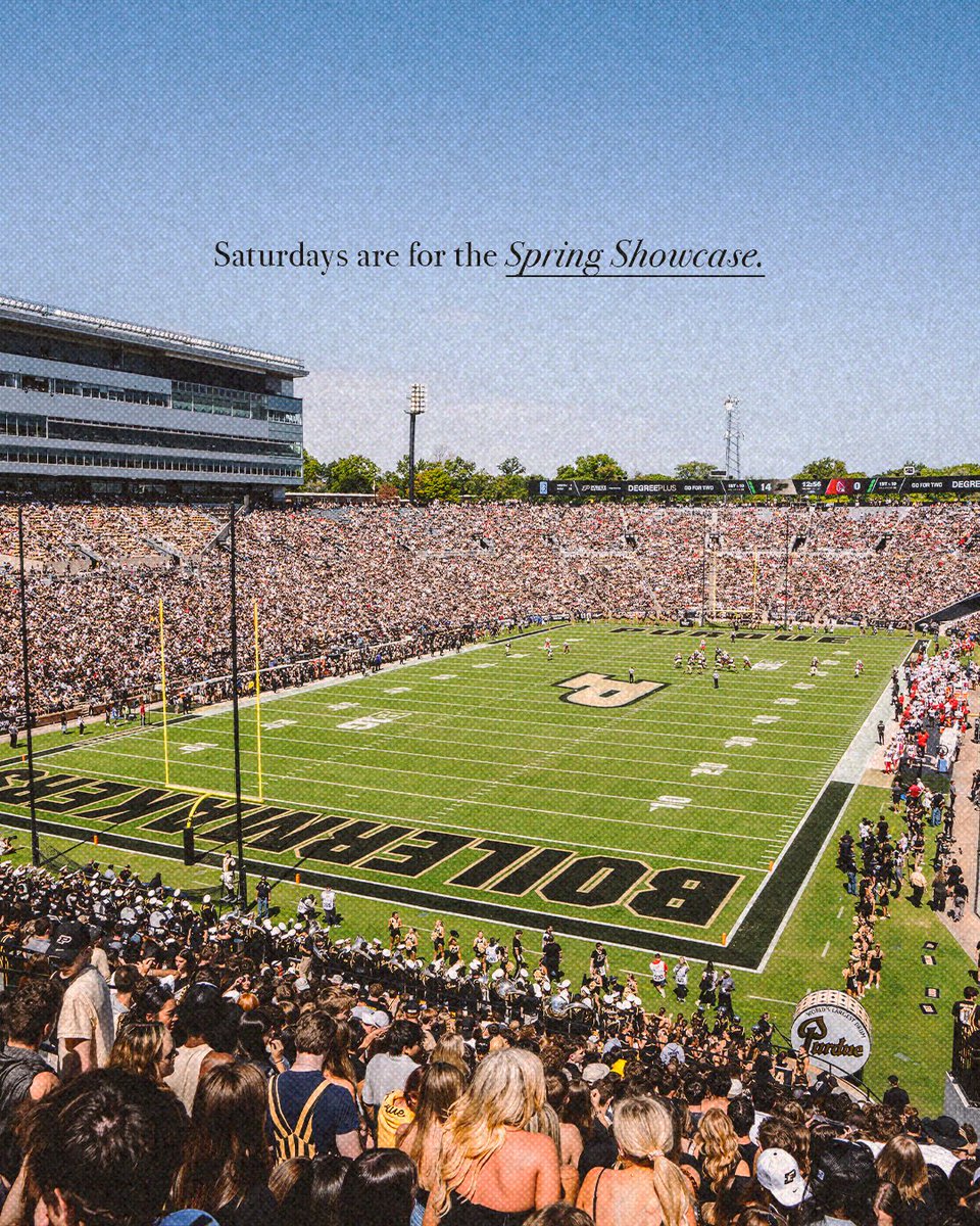 See you Saturday, Boiler Nation 🚂