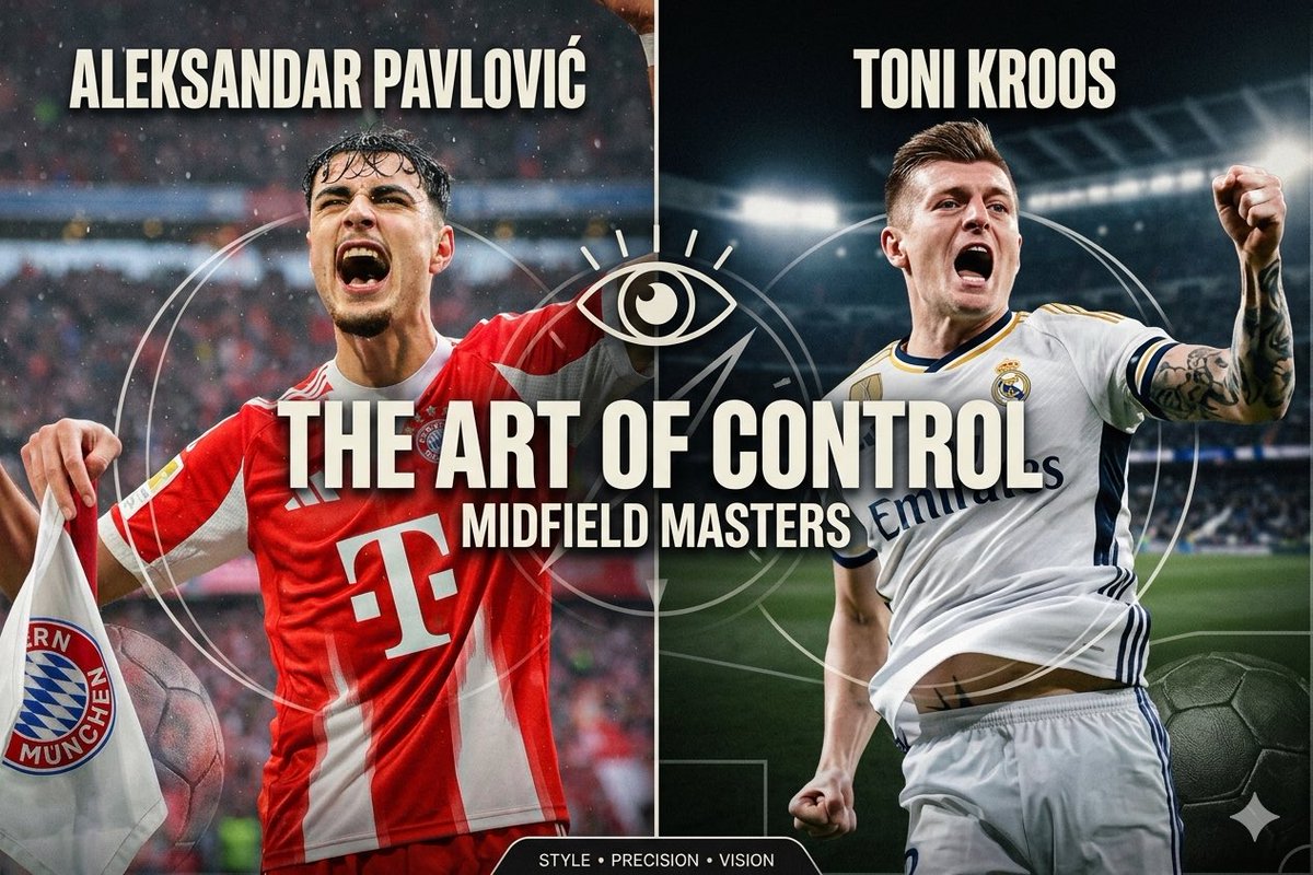 MunchenXtra's tweet photo. 🚨 Alex Pavlovic is the best Central Midfielder in the World! 🇩🇪 
✅ Kroos Regen! ⭐️ https://t.co/cbSX1EeCUH