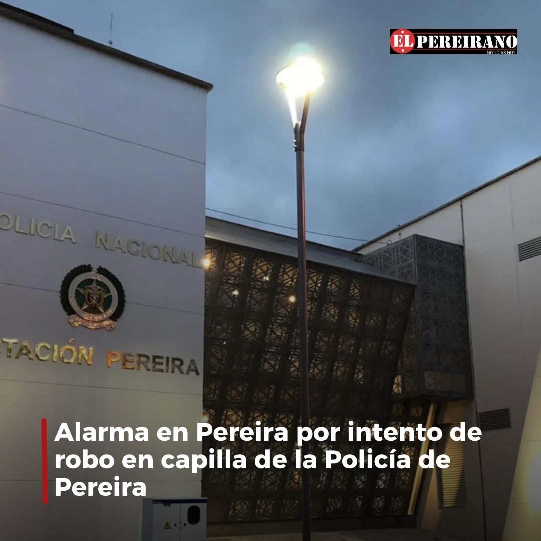 #ATENCIÓN || Ladrones sin "Dios y sin ley", intentaron robar en la capilla del comando de la Policía. 

elpereirano.com/2026/04/07/ala…