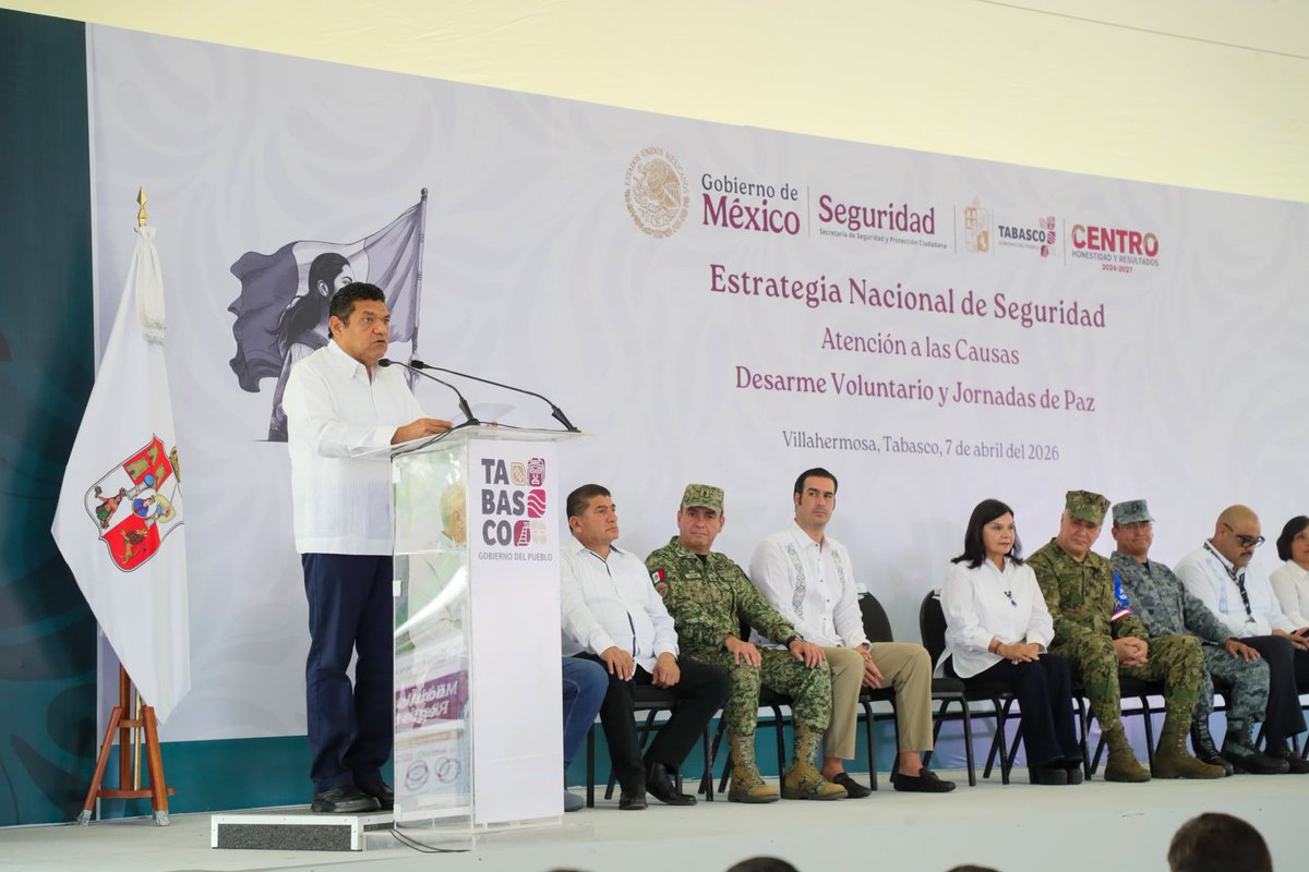 JORGEBRACA's tweet photo. La Estrategia Nacional de Seguridad: Atención a las Causas, a través de las Jornadas de Paz y Desarme Voluntario, representa un paso firme para seguir construyendo entornos más seguros y con bienestar para nuestro pueblo.

Agradezco la invitación para ser parte de esta importante https://t.co/8qZDHrD53o