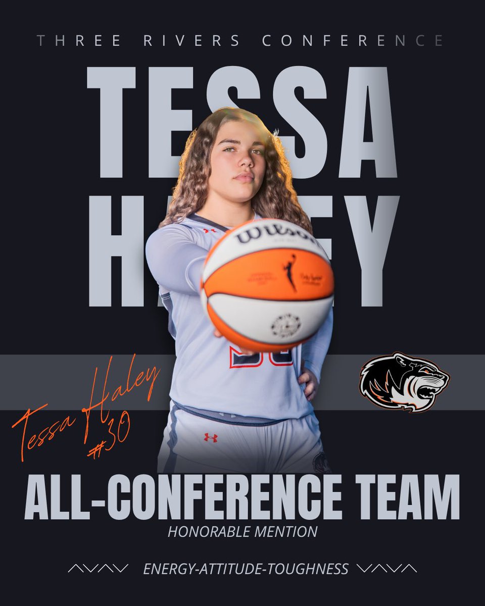 CrescentGBB's tweet photo. We are so proud of Senior Aja Adams-House and Sophomore Trinity Webster for making the Three Rivers All-Conference Team, and Senior Zori Wilson and Freshman Tessa Haley for their Honorable Mention selections! Great job, girls! https://t.co/m7qfrej0bE