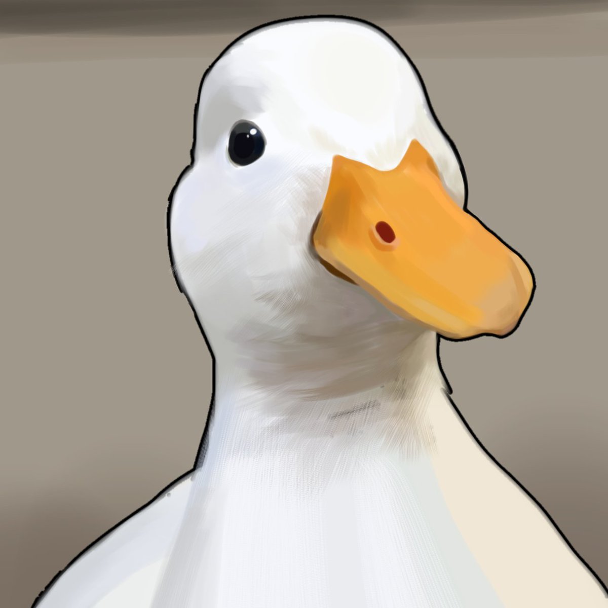 Challobr's tweet photo. Um pato fofo #art https://t.co/OARMnPulH3