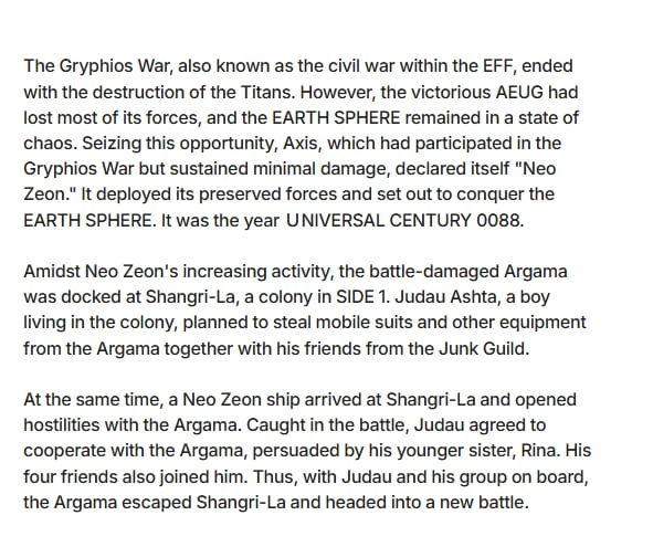 zeonicscans's tweet photo. Boy, the big shiny new Gundam portal that @GundamInfoNA keeps trying to push sure is turning out to be a steaming pile of you know what. How about you get with the times and just HIRE people to work on your "official" pages instead of just dumping them all into whatever MTL you're using to spit out trash like this. Seriously? You want a better GLOBAL EXPANSION, yet you produce SLOP like this? Multi-billion dollar corp? Pfeh! Bunch of tightwads if you ask me. The least you could've done is FOOL your audience with quality checks for names, but you can't even be bothered to do that. 🤡 Oh, and I LOVE how there are major spoilers on character pages too. Definitely primer material for people to read before watching a series.