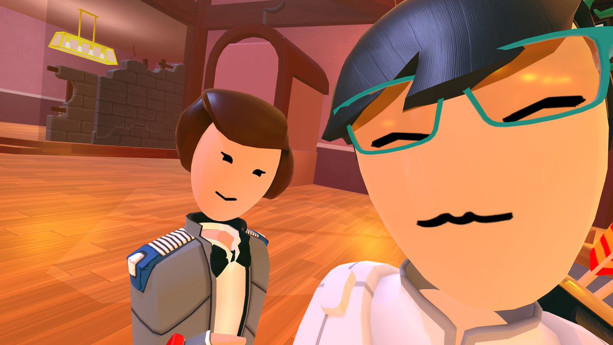 EnderChild2's tweet photo. Since Rec Room is shutting down soon I went back into their website to look at old pics that I took and stumbled across this one. Thank you @CanoTurtle for making my time in this game awesome. I'm glad to have called you my friend, best friend even. I hope you're doing well now. https://t.co/0P8E7VHWdA