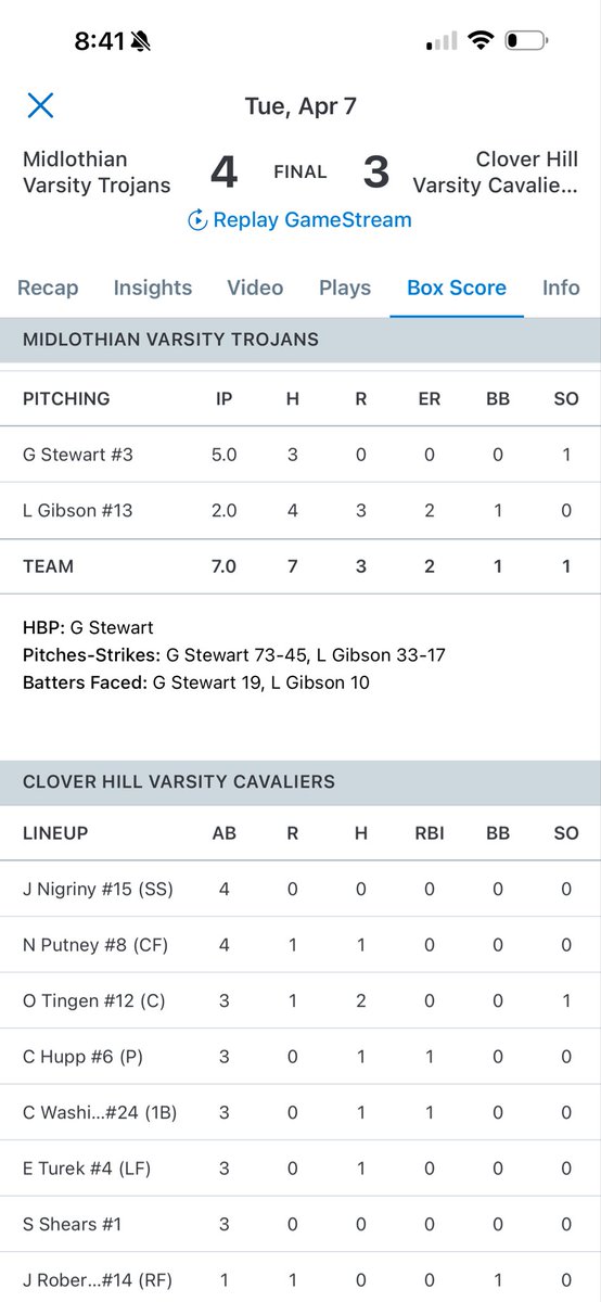 Midlothian Trojans Baseball tweet media
