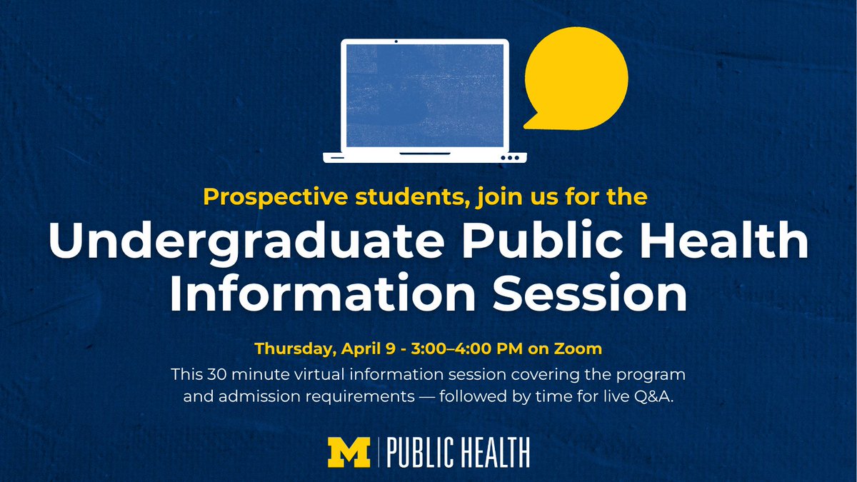 University of Michigan School of Public Health tweet media