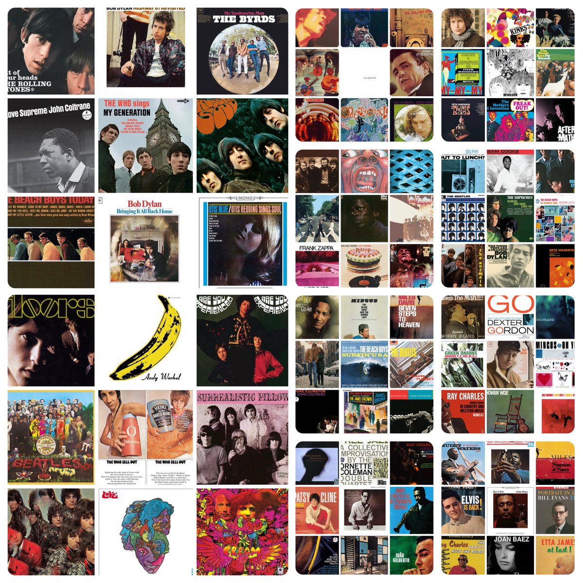 LesPurves's tweet image. That’s the 60s wrapped.

No hedging. No ties.

My final three:

The Beatles — Revolver  
John Coltrane — A Love Supreme  
The Velvet Underground &amp;amp; Nico — The Velvet Underground &amp;amp; Nico

Innovation. Spirituality. Edge.

That’s my decade.

Your turn 👇

#60s #Music #ClassicAlbums