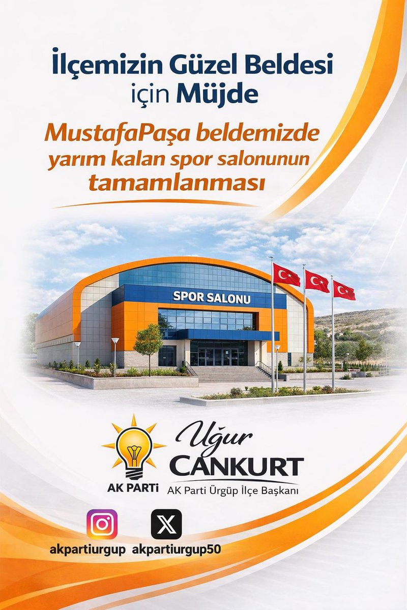 Dünyanın, Kültürel Mirasa Sahip En Gözde Beldelerinden Mustafapaşa Beldemize Müjde !!

Yapımı yarım kalan spor salonunun tamamlanması için Gençlik ve Spor Bakanımız Osman Aşkın BAK’tan söz alındı.. 

#OnlarKonuşurAkPartiYapar