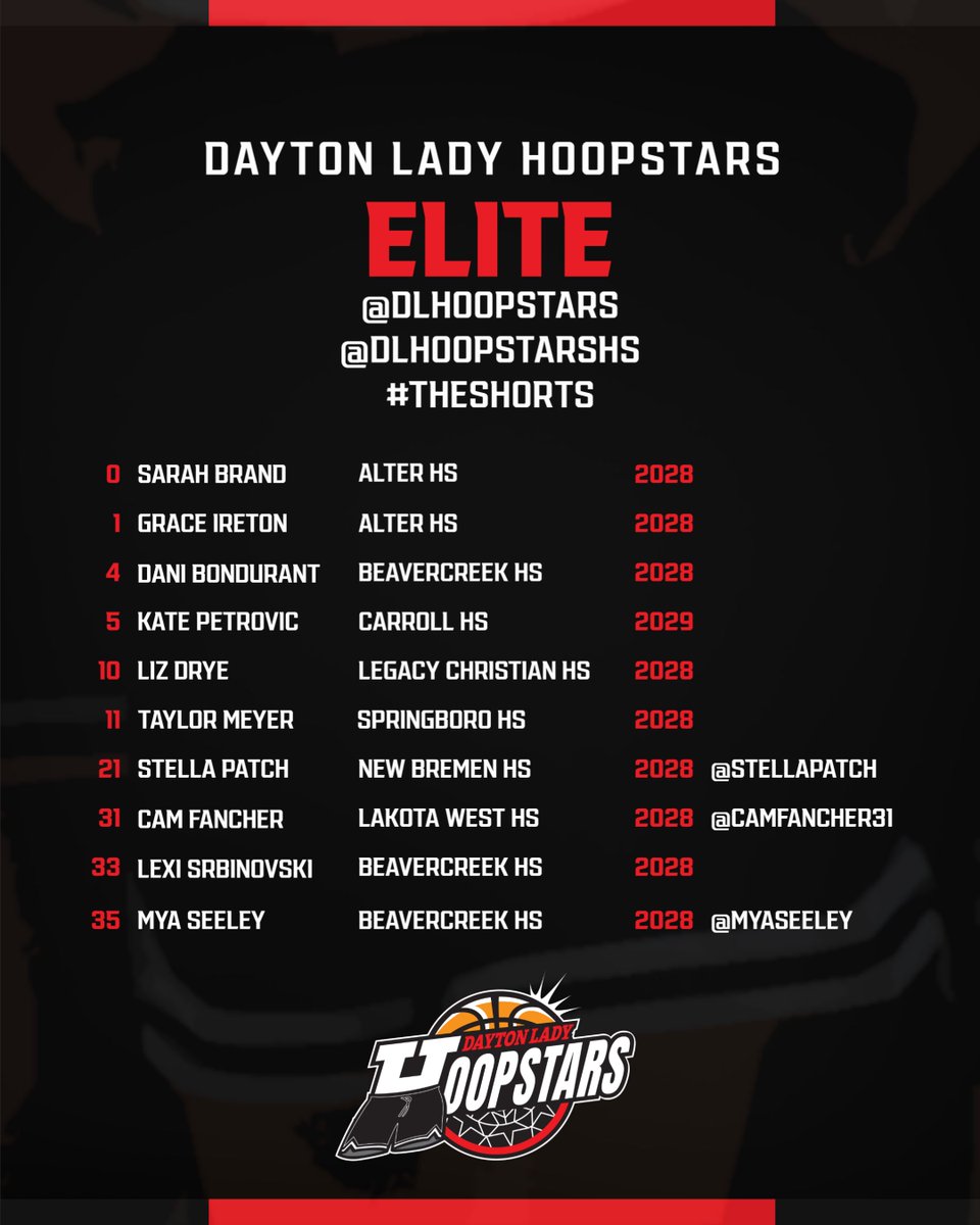 DLHoopstarsHS's tweet photo. The roster and schedule for DLH Elite
@DLHoopstars @DLHoopstarsHS
#theshorts #dlhfamily #season41 https://t.co/92OPAnsHaW