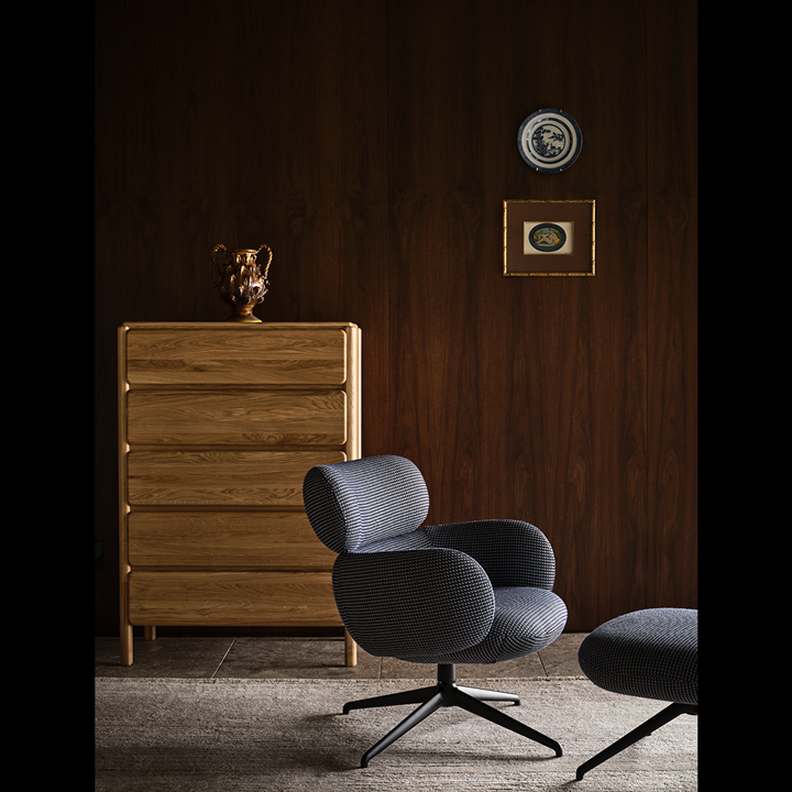 JohnAMarshallCo's tweet image. Bringing softness into any space, the Blis Swivel Chair from Design Within Reach welcomes you with its rounded silhouette and smooth swivel base, while its curved backrest offers a comforting embrace. ow.ly/ywlt50YAPuO

#johnamarshallco #dwr #millerknoll #officefurniture