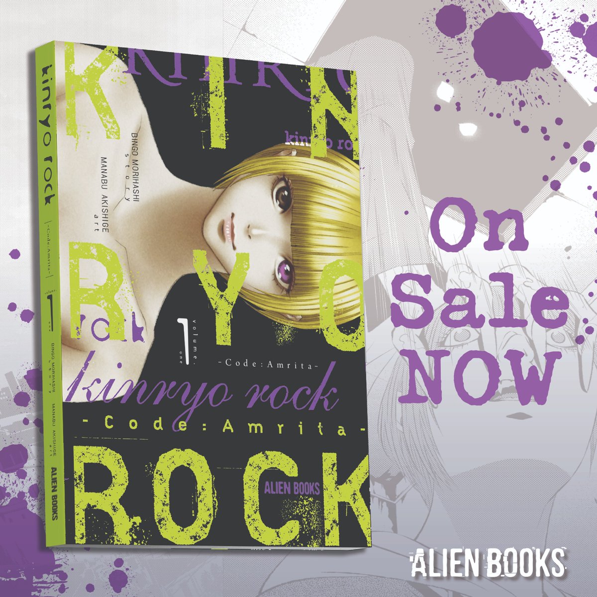 IDWPublishing's tweet image. The world knows of the existence of #vampires. If a new society is to be born, it must first break.

There are humans &amp;amp; vampires ready to take care of any “irregularities”… with the power of rock &amp;amp; roll!

#KinryoRockCodeAmrita is out: ow.ly/Cp1m50YF6tl

#Manga @alien_books