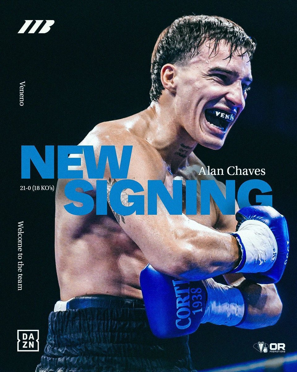 VENENO 💥🇦🇷 

Argentina’s Lightweight KO King Alan Chaves signs with <a href="/MatchroomBoxing/">Matchroom Boxing</a> 🤝 

Currently ranked top 15 with three of the governing bodies and on the hunt for World honors 🎯

US debut announced 🔜