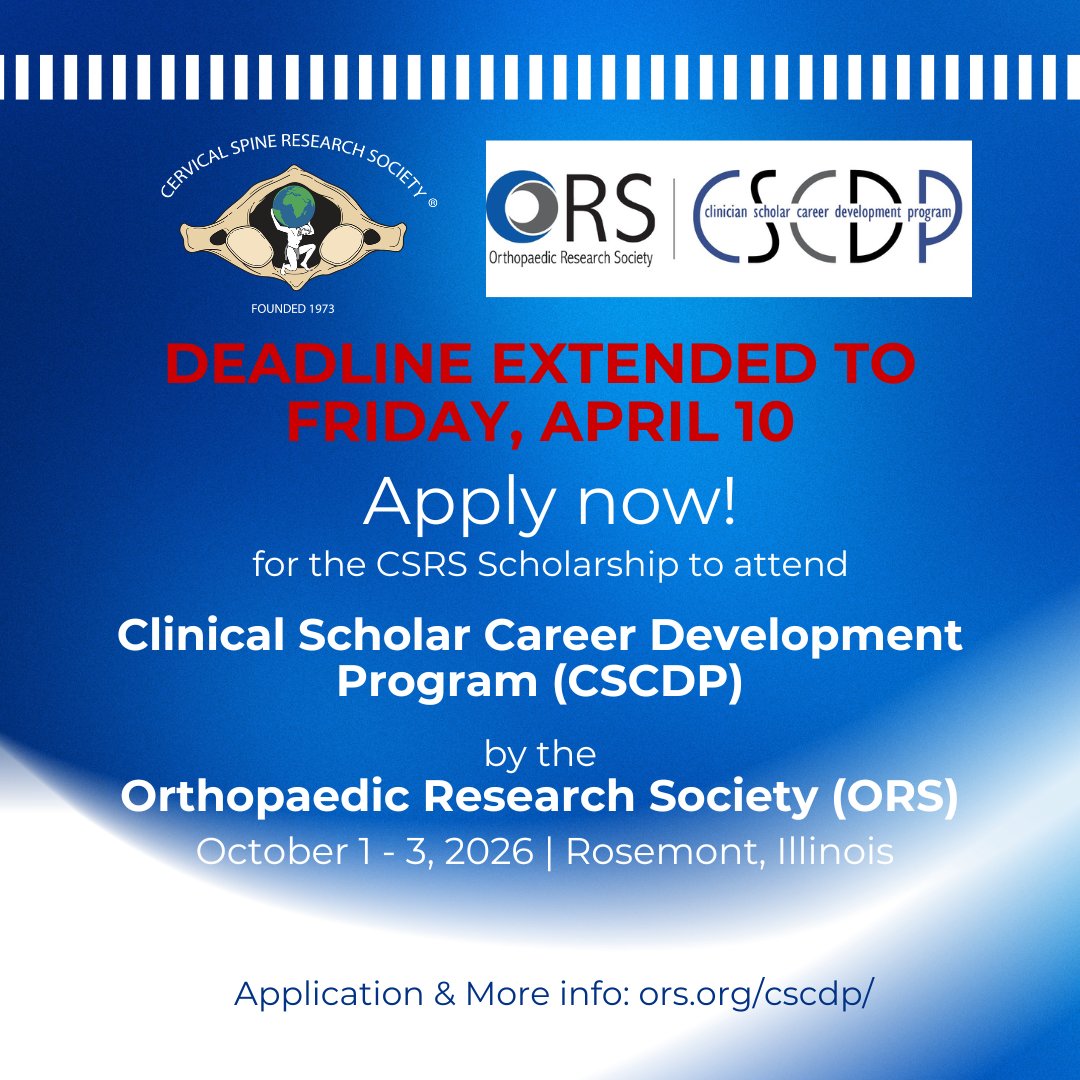 Cervical Spine Research Society tweet media