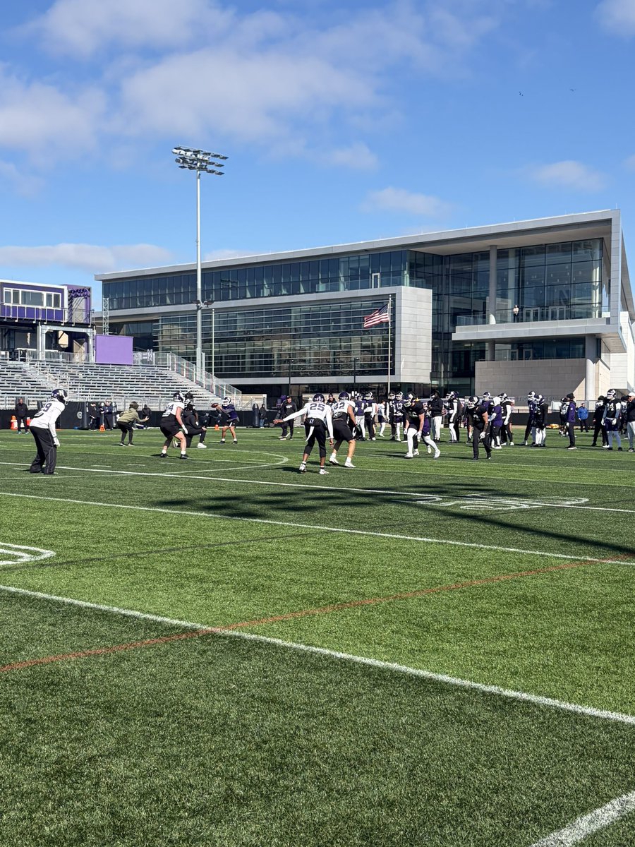 GBessHenningII's tweet photo. I had a great unofficial visit at @NUFBRecruiting  @NUFBFamily 🐾 Thank you @DavidBraunFB @ArmonBinns @PetersNUFB  for having me at spring practice. I enjoyed the facilities and talking with the staff and players about the upcoming season. I look forward to being back this summer for camp. @CorsairsFB @Jmack37 @EDGYTIM @LemmingReport @GregSmithRivals @PrepRedzoneIL