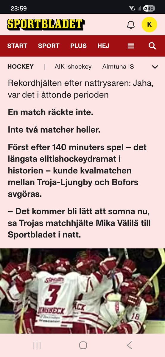 Rekordet står sig.